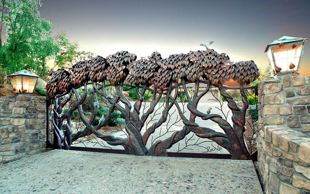 кованые ворота